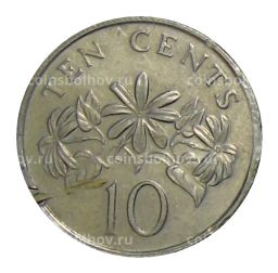 Монета 10 центов 1986 года Сингапур