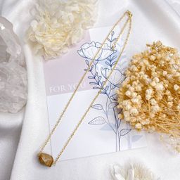 Кулон на цепочке с Яшмой песочной 42 см +