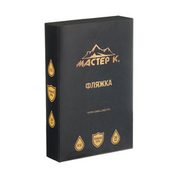 Фляжка Настоящий мужик, нержавеющая сталь, 240 мл, 8 oz