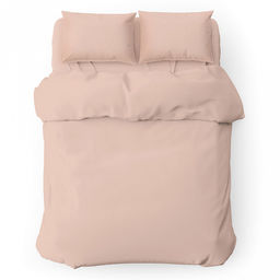 Пододеяльник 2-х спальный на пуговицах "Чайная роза" 175х215см, сатин 135г/м2, хлопок 100%, упаковка "классическая" ПВХ 28х41см, "Домашняя мода" (Россия)