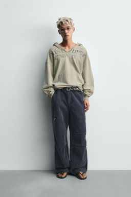 PANTAL?N CARGO PARACHUTE / Gris antracita