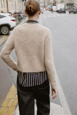 WOOL AND ALPACA JUMPER