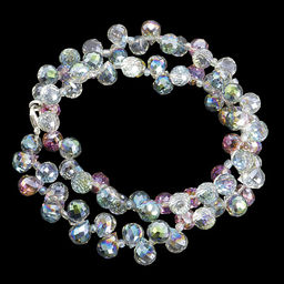 Бусы Чокер Шпинель Праздничные с огранкой изумрудного цвета