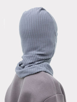 Шапка-балаклава детская в сером цвете - Mark formelle фото 11