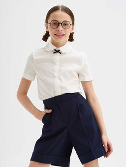 Блузка с короткими рукавами