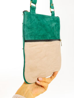 Сумка замшевая в ассортименте через плечо1107/68 - Ганг фото 3