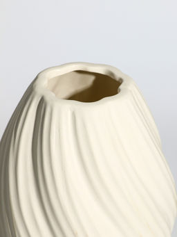 Ваза для цветов «Кеннет», 20.5×11.5×7 см, керамика, белая