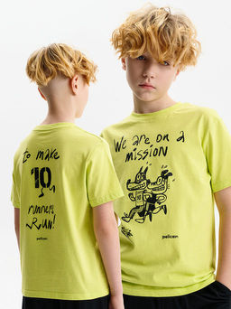 PELICAN, футболка для мальчиков, Яблочный