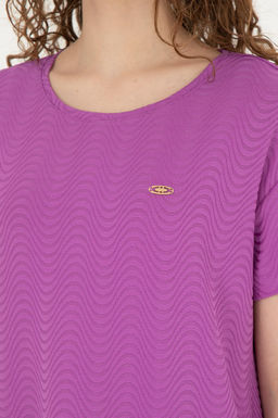 Женская фиолетовая футболка - U.s. polo assn фото 14