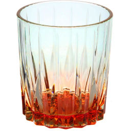 Цена за 2 шт. Стакан пластиковый 200мл "Диско", микс цветов