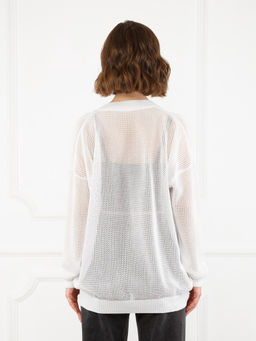 Пуловер женский ZZ-01008 white - Maxroses фото 2