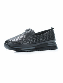 03-5015-1 BLACK Полуботинки женские (натуральная кожа)