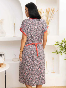 Халат женский, цвет серый