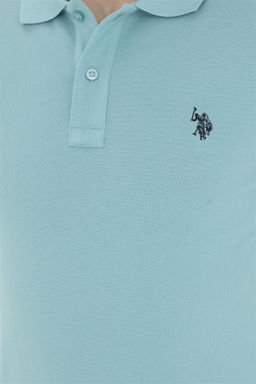 Мужская мятная базовая футболка - U.s. polo assn фото 7