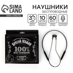 Беспроводные наушники с микрофоном Крутой мужик, модель LV-109