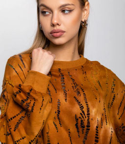 Свитшот #КТ8110 (1), терракотовый