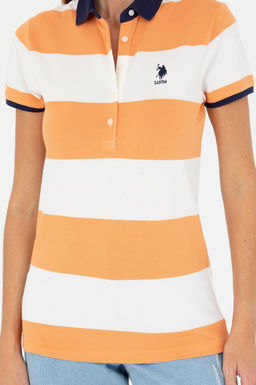 Женская оранжевая футболка - U.s. polo assn фото 20