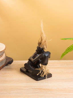 Сувенир «Абориген музыкант», 12×8×14 см, дерево