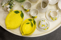 Пиала, 16х11 см, фарфор P, желтая, Лимон, Lemon - Anna lafarg фото 14