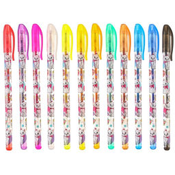 Набор гелевых ручек с блёстками, 12 цветов, Коты аристократы - Disney фото 5