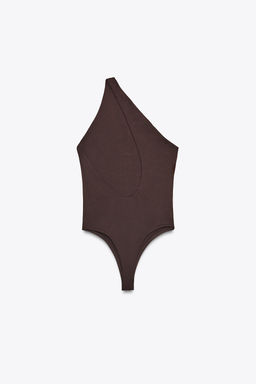 ASYMMETRIC POLYAMIDE BODYSUIT