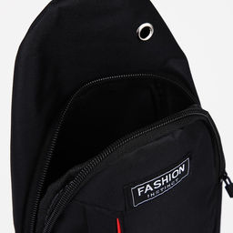 Сумка слинг мужская из текстиля, цвет чёрный - Simaland фото 5