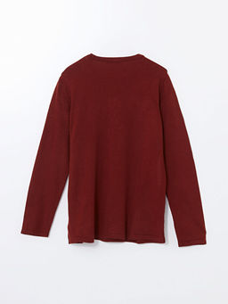 Bisiklet Yaka Dokulu Kad?n Triko Kazak