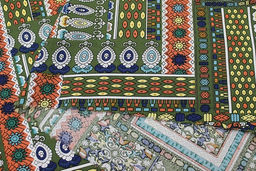 Штапель Индира цв.болотно-зеленый, ш.1.45м, вискоза-100%, 90гр/м.кв - Купава фото 6