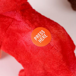 Мягкая музыкальная игрушка Динозаврик, 16 см, цвет красный - Simaland фото 5