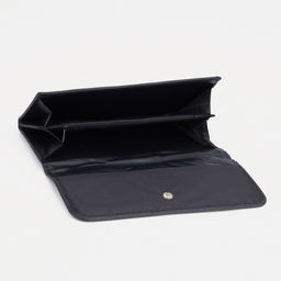 Кошелёк на кнопке, цвет чёрный - Simaland фото 3