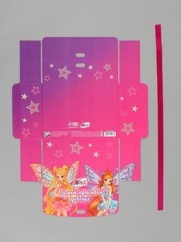 Цена за 3 шт. Коробка подарочная «Девочке», 16,5 х 12 х 5 см