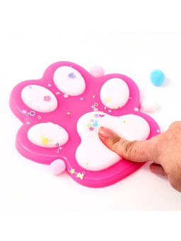 Сквиш антистресс - игрушка «Кошачья лапка», с блёстками, МИКС