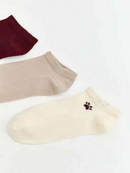 Desenli Kad?n Patik ?orap 5li