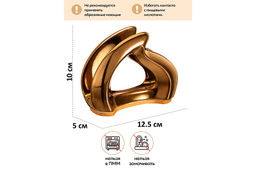 Салфетница 12,5*5*10 см Кристалл Бронза на дер. подставке - Elan gallery фото 2