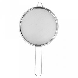 Гранд Сито металлическое д21,5см, h6,5см, с держателем, металлическая ручка 16,7см (43,2х23,6см) (Китай) - Домашняя мода фото 2