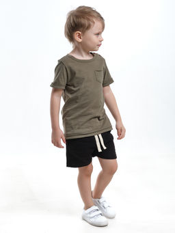 Комплект для мальчика детский сад UD 7886/22-9846 хаки/черный - Mini maxi фото 11
