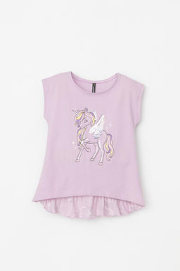 Crockid _ КР 302319-1/ледяная орхидея к539 фуфайка (футболка) для дев  фото 2