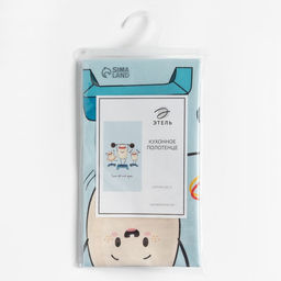 Полотенце пасхальное Этель Love eat and sport 40х73 см, 100% хлопок, саржа 190 гр/м2  фото 10