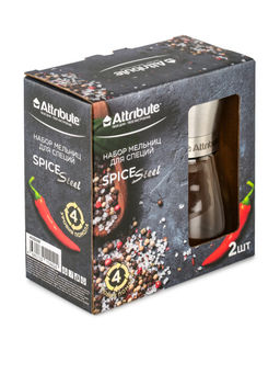 Набор мельниц для специй SPICE STEEL 2 шт , арт. AGS358