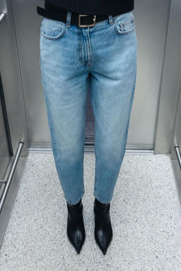 Z1975 MOM-FIT HIGH-WAIST JEANS - Zara фото 19