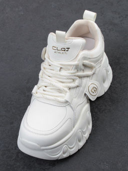 03-9E-1 LT. BEIGE Кроссовки женские (натуральная кожа, искусственная кожа) - Фабричный китай фото 7