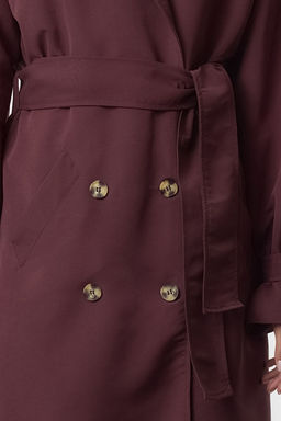 Bordo Oversize Kusakl? Trenckot TWOSS21TR0005