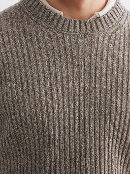 Bisiklet Yaka Erkek Triko Kazak