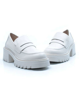 03-C1801-3 WHITE Лоферы женские (натуральная кожа)