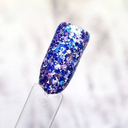 Гель для дизайна Gel Glanz Nixie (синий микс) - Patrisa nail фото 2