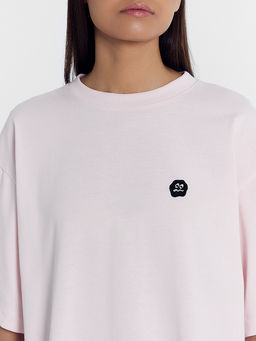 Футболка женская в светло-розовом цвете - Mark formelle фото 4