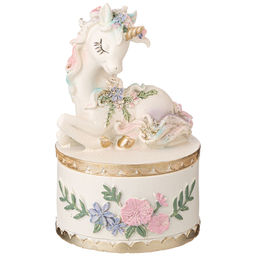 ШКАТУЛКА ЕДИНОРОГ 7Х7Х11 СМ