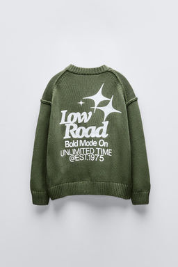 SLOGAN PRINT SWEATER - Zara фото 2