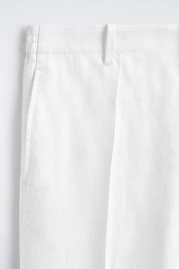 PANTAL?N DE LINO RELAXED FIT STRAIGHT LEG - H&m фото 6