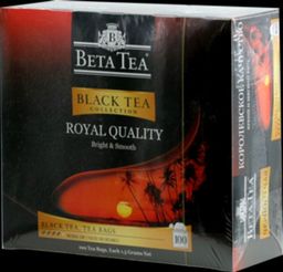 BETA TEA. Royal Quality 200 гр. карт.пачка, 100 пак.